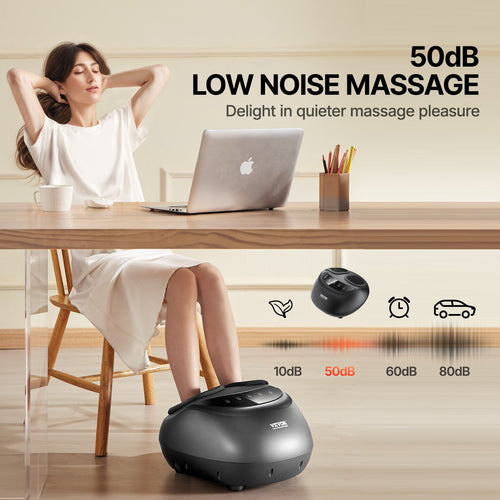 ALEEVIA Shiatsu Foot Massager — Heat, Kneading & Compression